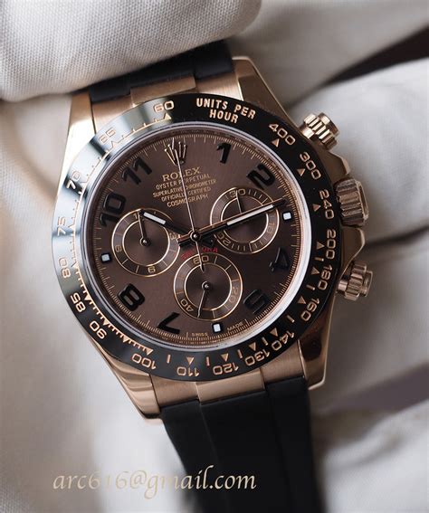 rolex daytona chocolate rubber strap|rolex rubber strap replacement.